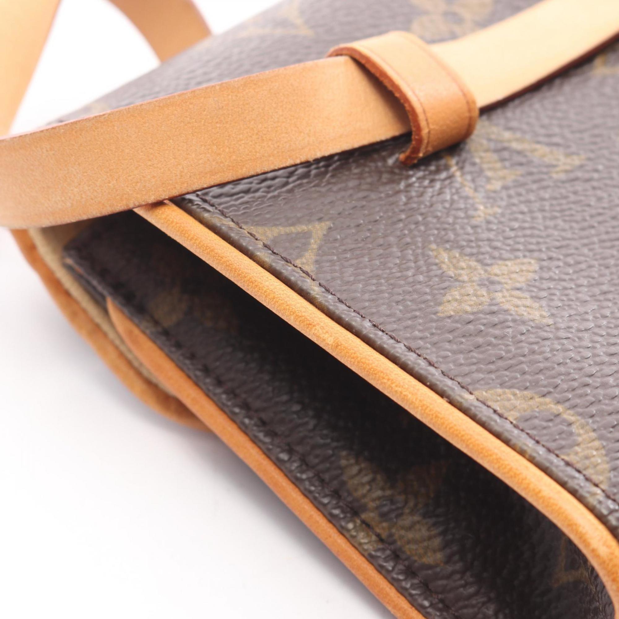Louis Vuitton Brown Coated Canvas Pvc Monogram Leather Fanny Pack Pochette