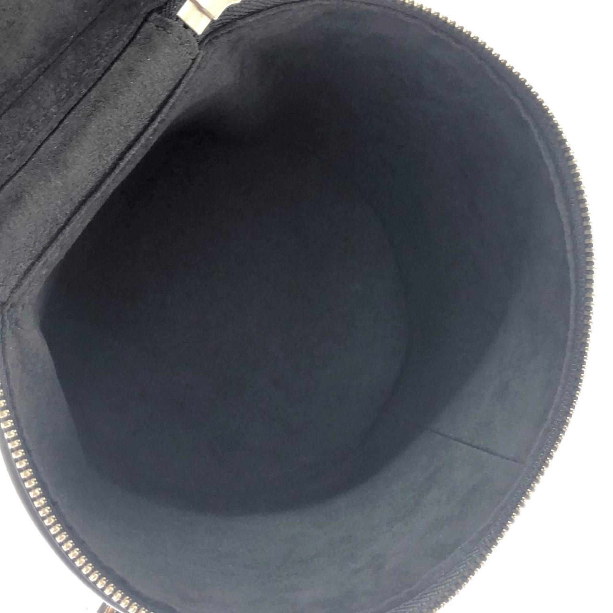 Louis Vuitton Black Leather Handbag