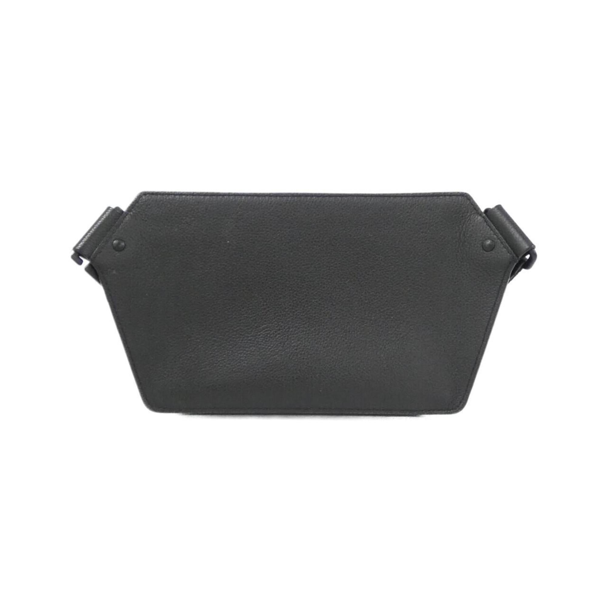 Louis Vuitton Black Leather Shoulder Bag