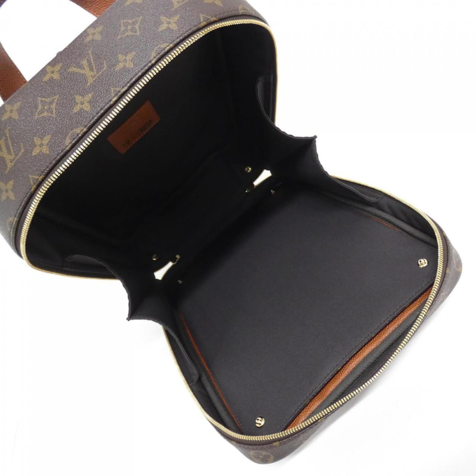 Louis Vuitton Marron Coated Canvas Backpack