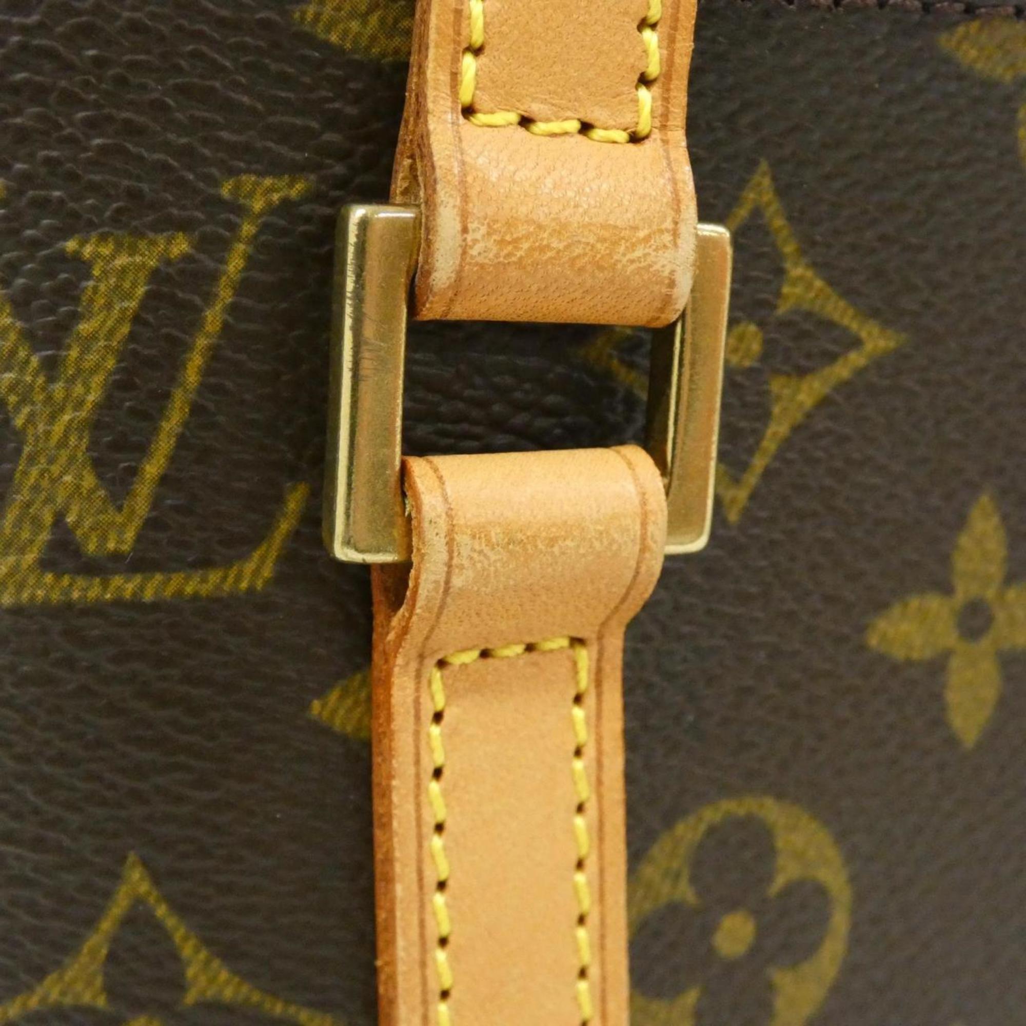 Louis Vuitton Brown Coated Canvas Handbag