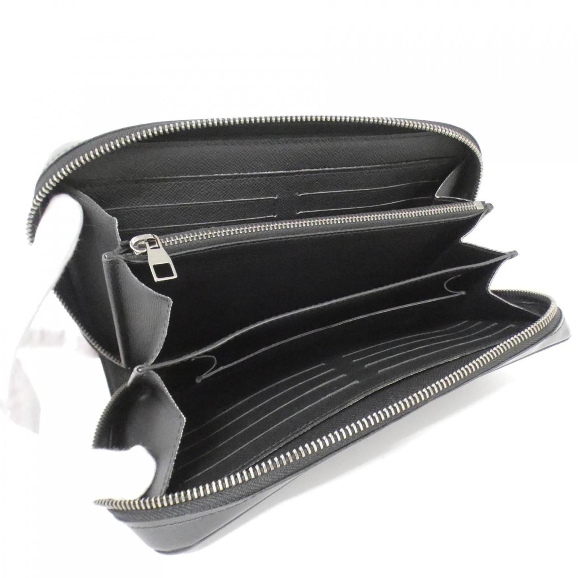 Louis Vuitton Black Coated Canvas Long Wallet