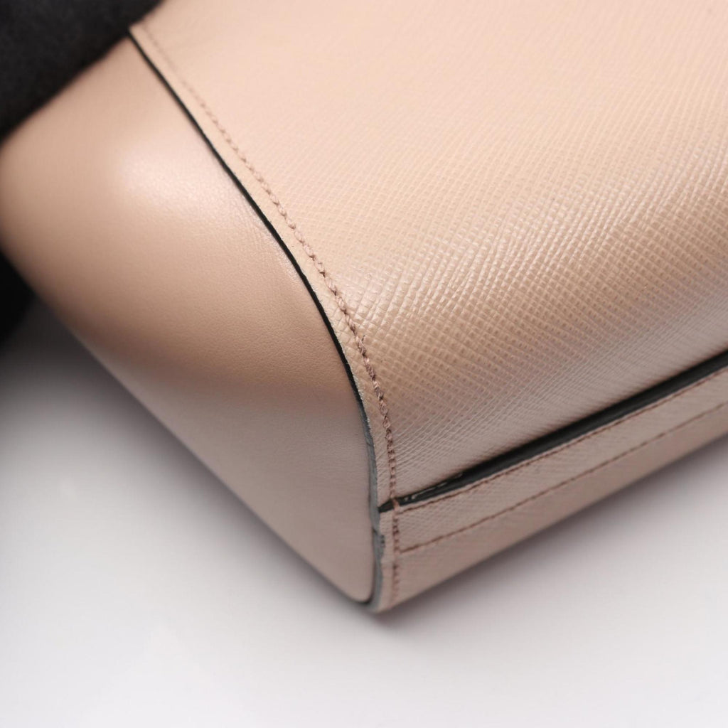Prada Beige Saffiano Handbag