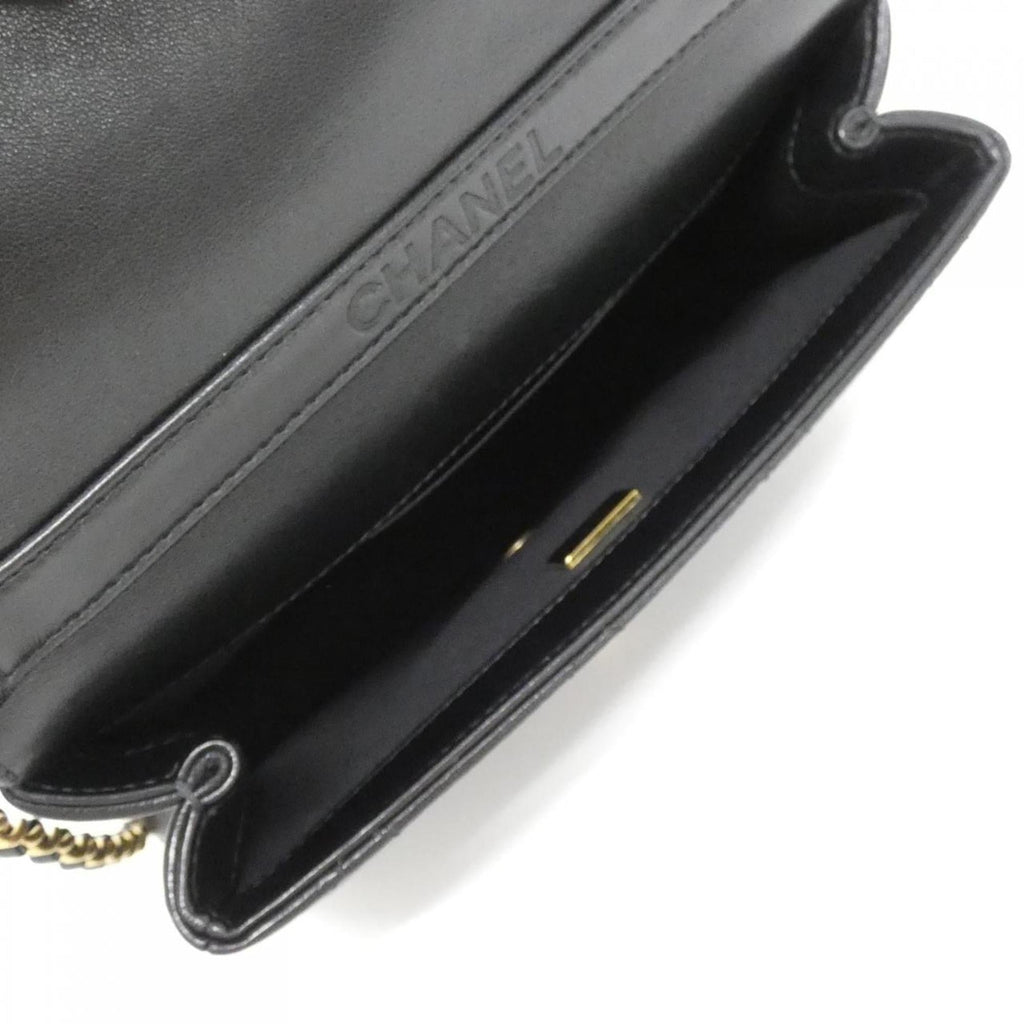 Chanel Black Leather Handbag