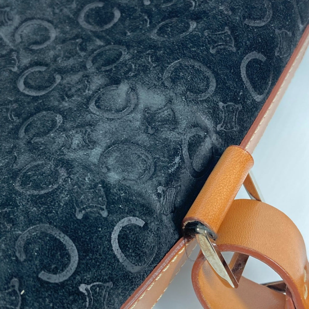 Celine Brown Leather Shoulder Bag