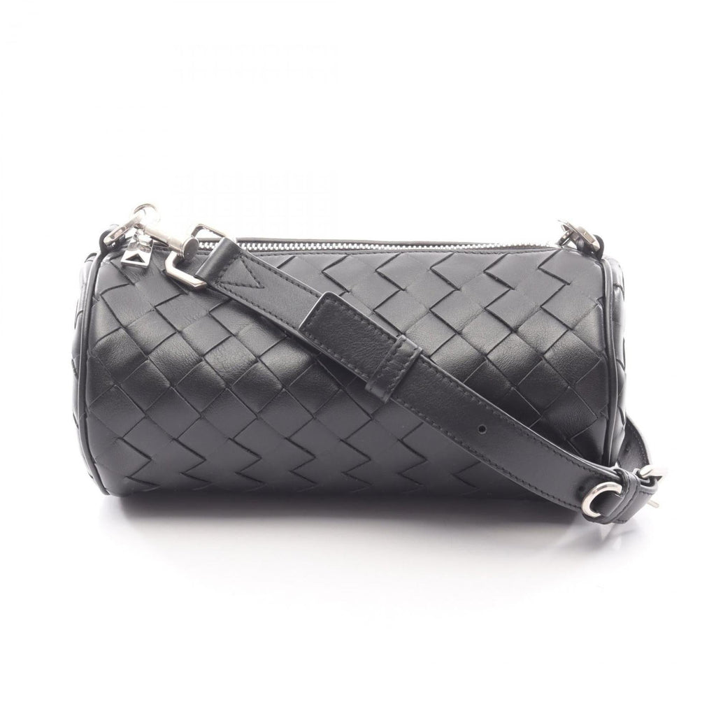 Bottega Veneta Black Intrecciato Shoulder Bag