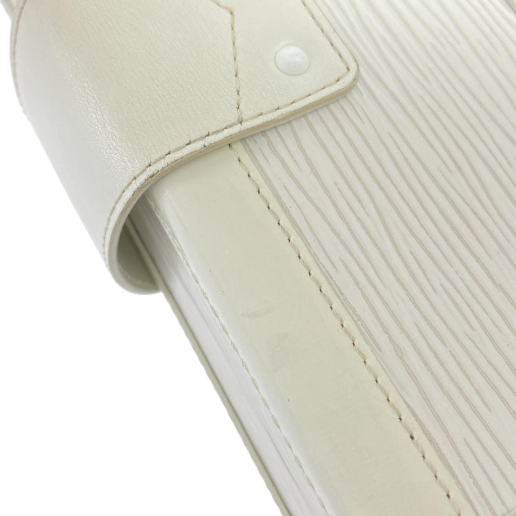 Louis Vuitton White Leather Shoulder Bag