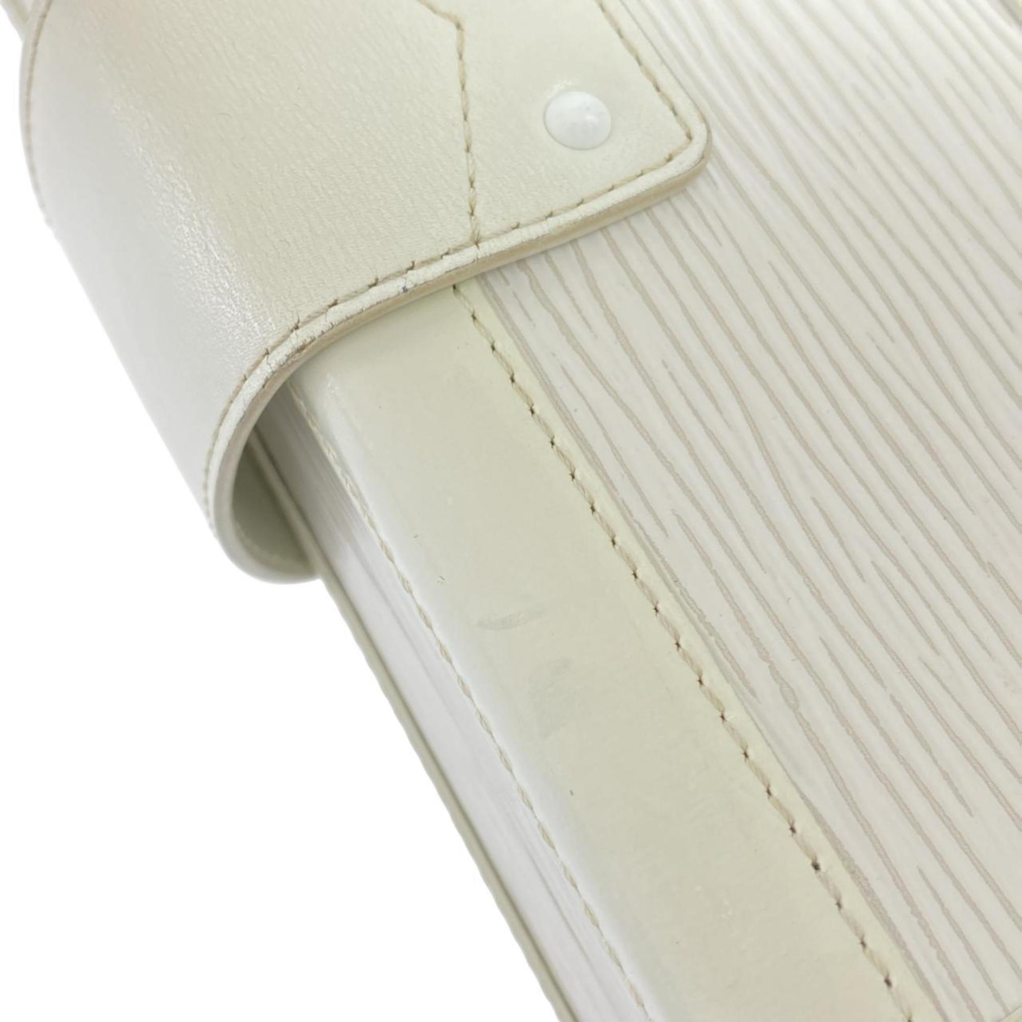 Louis Vuitton White Leather Shoulder Bag