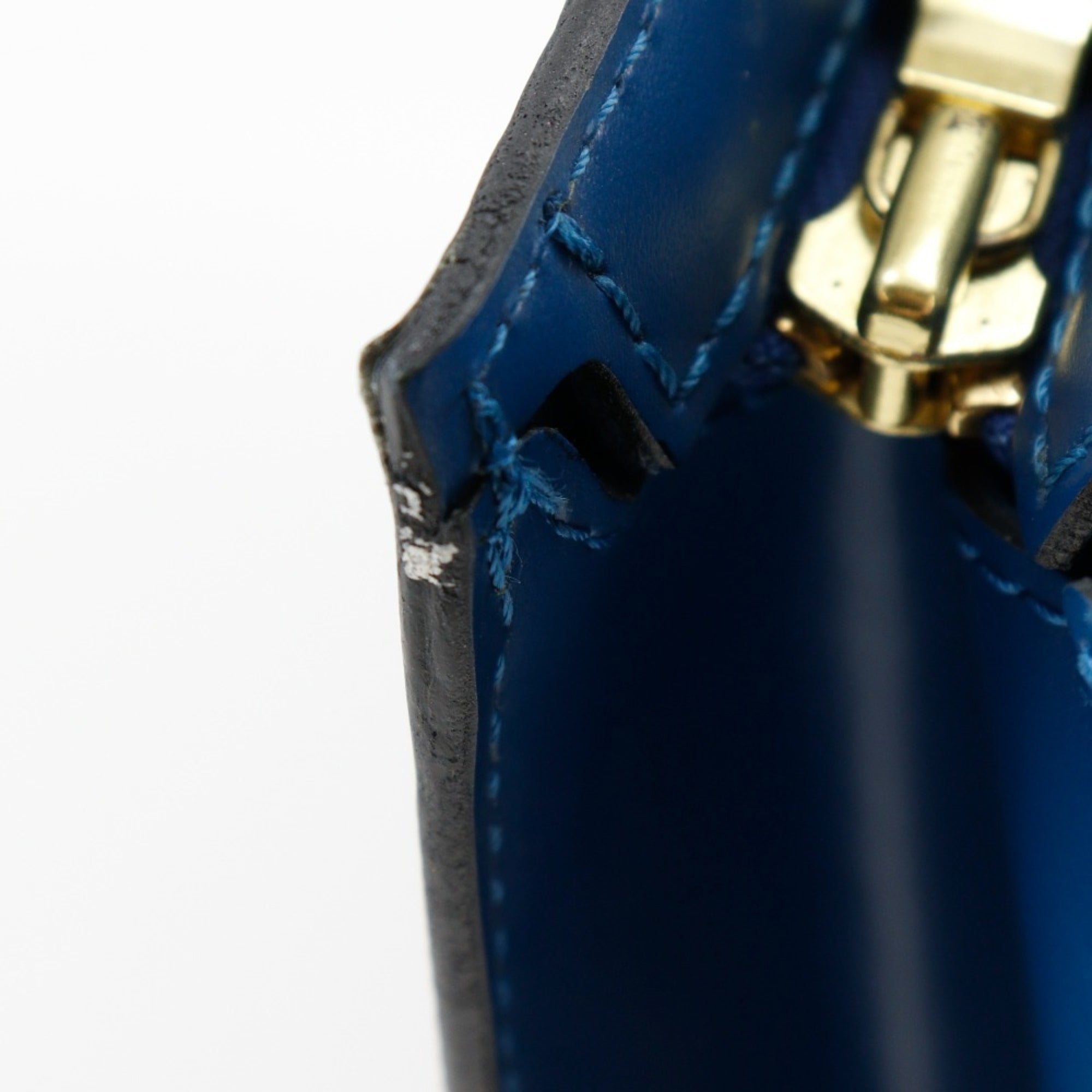Louis Vuitton Epi Blue Toledo Blue Epi Leather Handbag