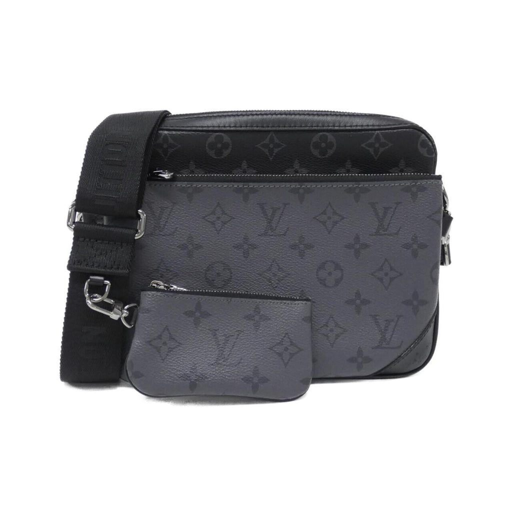 Louis Vuitton Monogram Eclipse Black Gris Coated Canvas Shoulder Bag