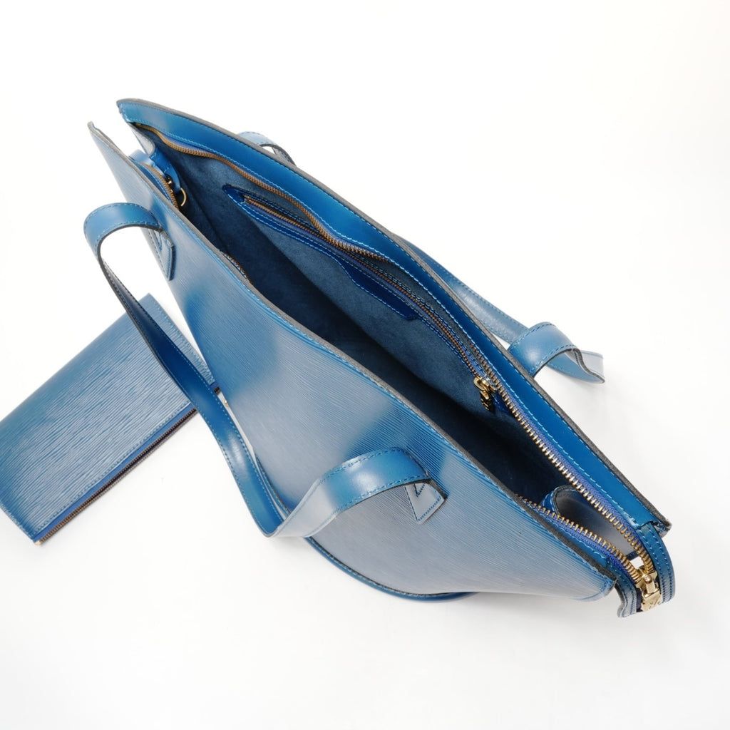 Louis Vuitton Blue Epi Leather Shoulder Bag