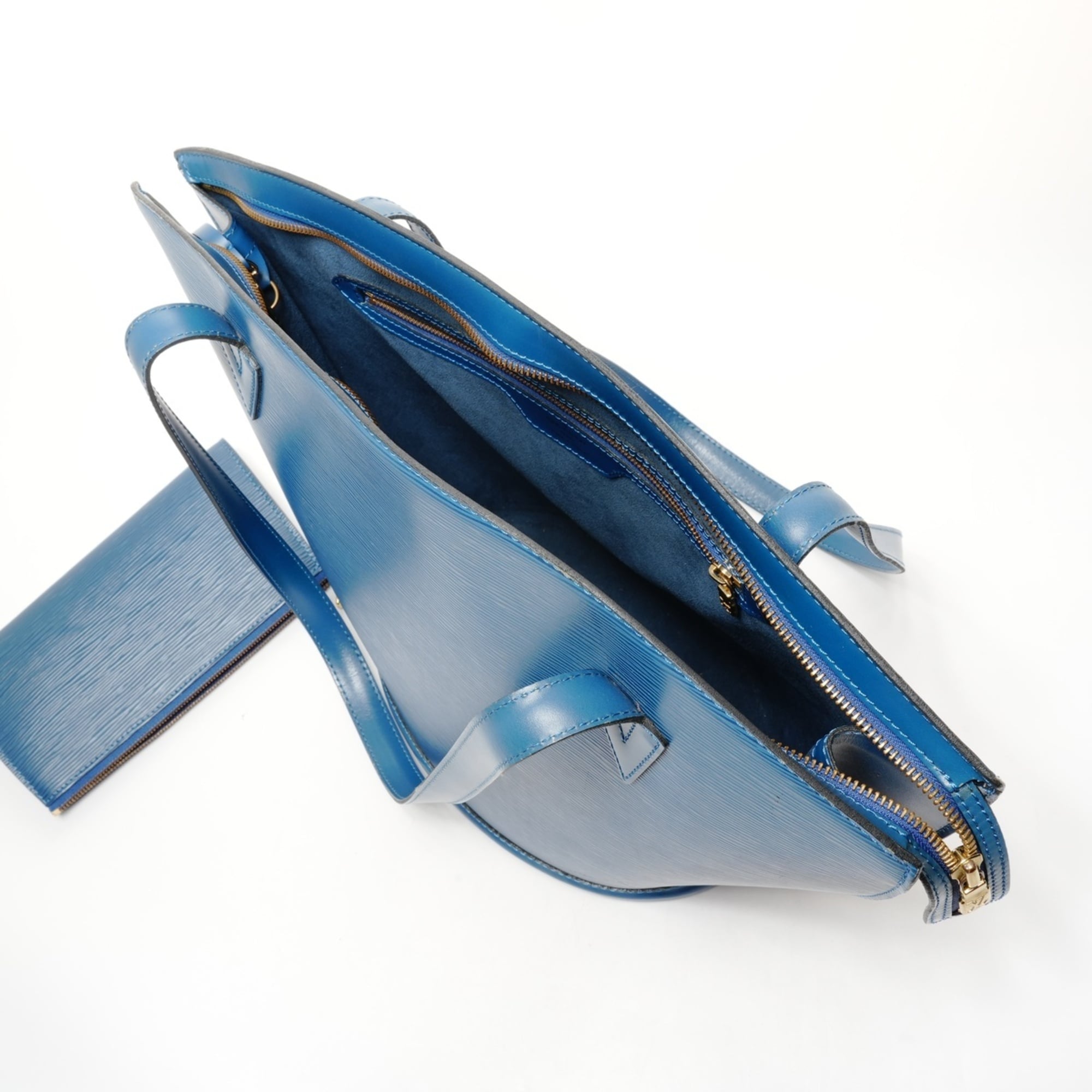 Louis Vuitton Blue Epi Leather Shoulder Bag
