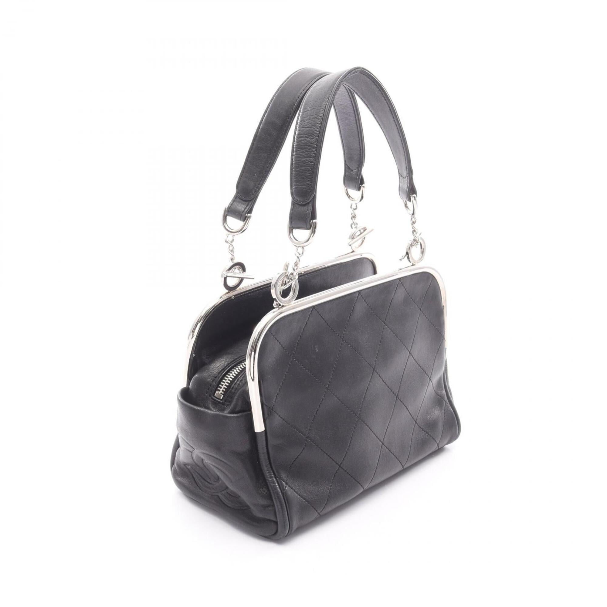 Chanel Black Leather Handbag