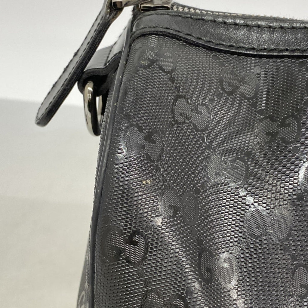 Gucci Black Pvc Handbag (Pre-Owned)