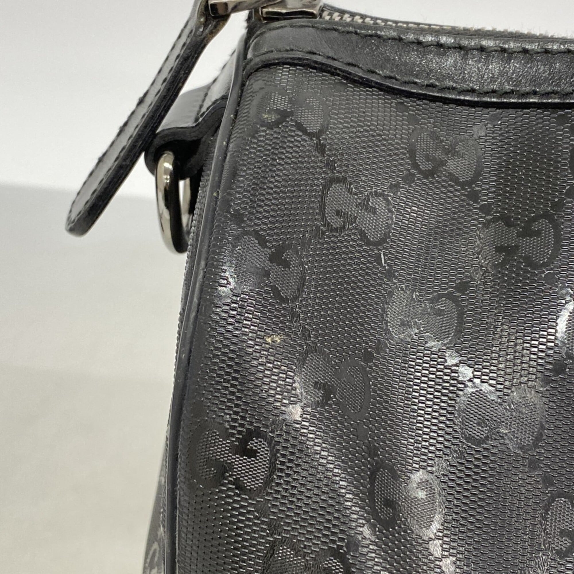 Gucci Black Pvc Handbag (Pre-Owned)