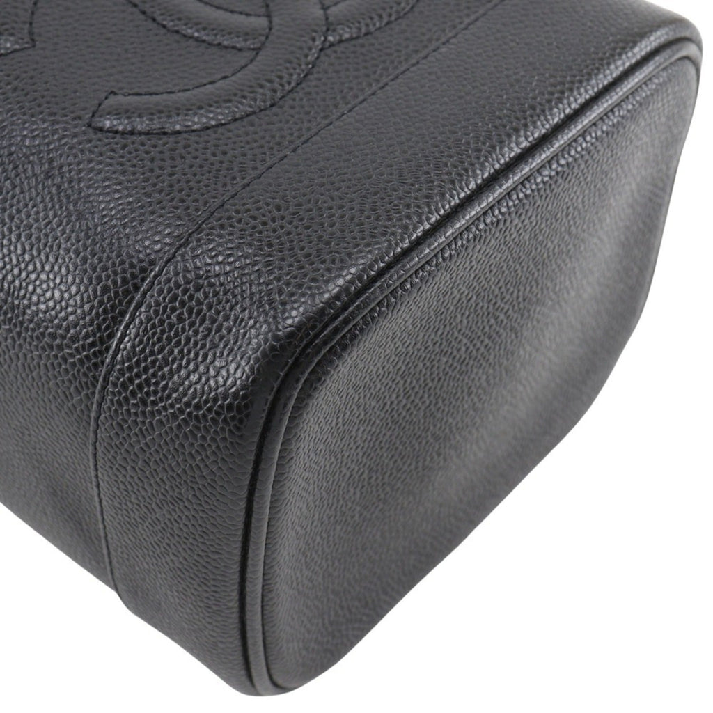 Chanel Black Caviar Leather Handbag Pouch