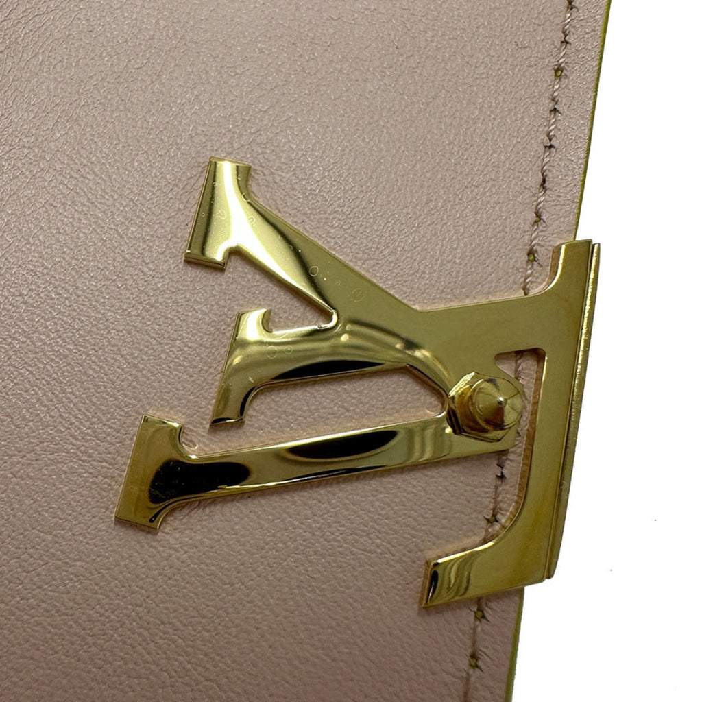 Louis Vuitton Taurillon Yellow Leather Wallet (Tri-Fold)