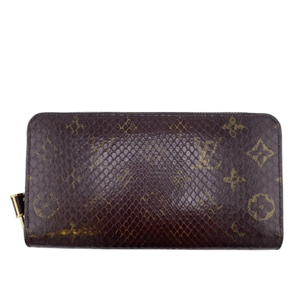 Louis Vuitton Exotic Brown Monogram Monogram Long Wallet
