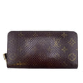Louis Vuitton Exotic Brown Monogram Monogram Long Wallet