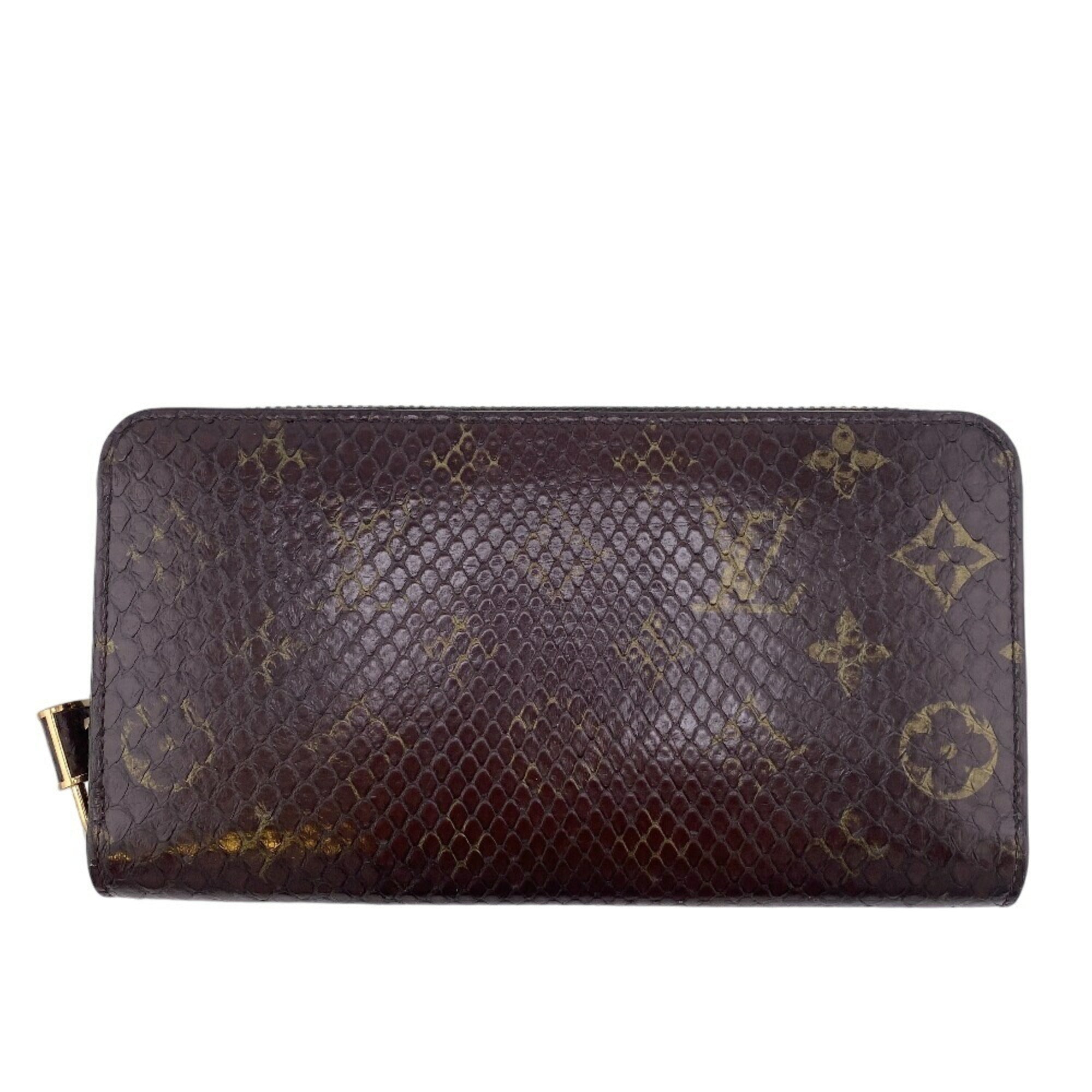 Louis Vuitton Exotic Brown Monogram Monogram Long Wallet