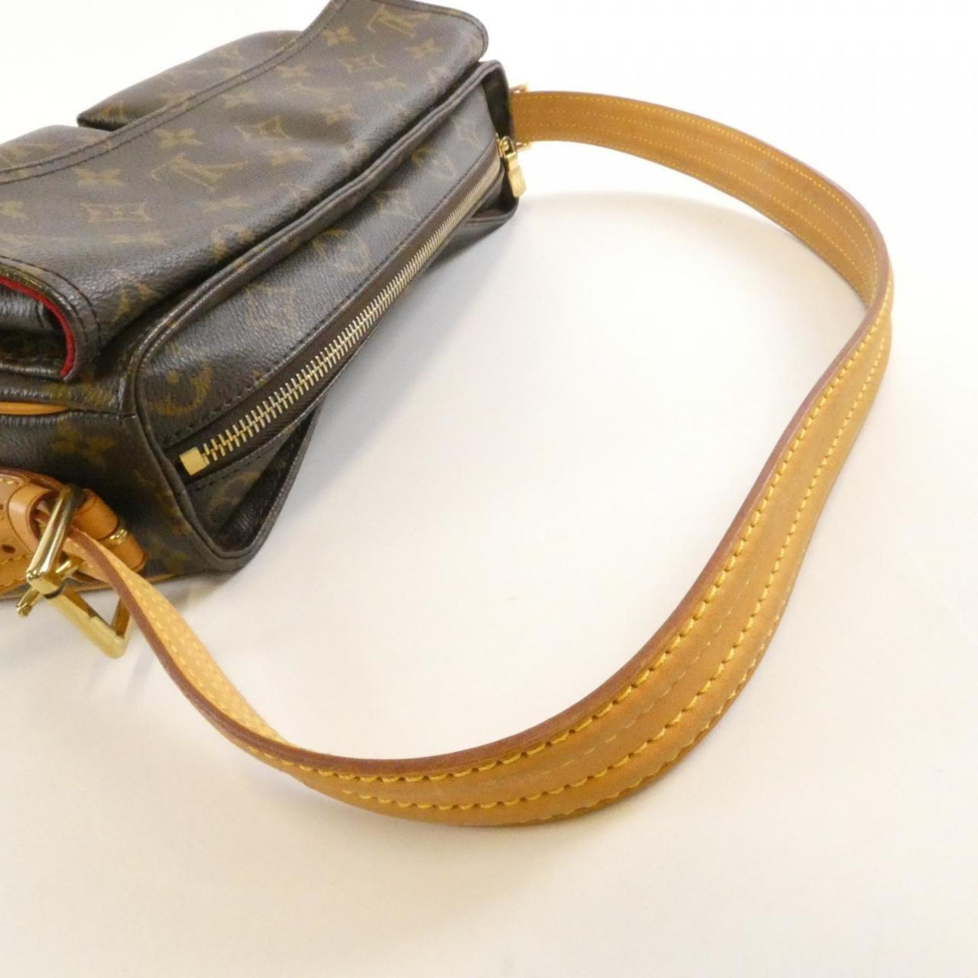 Louis Vuitton Marron Coated Canvas Shoulder Bag