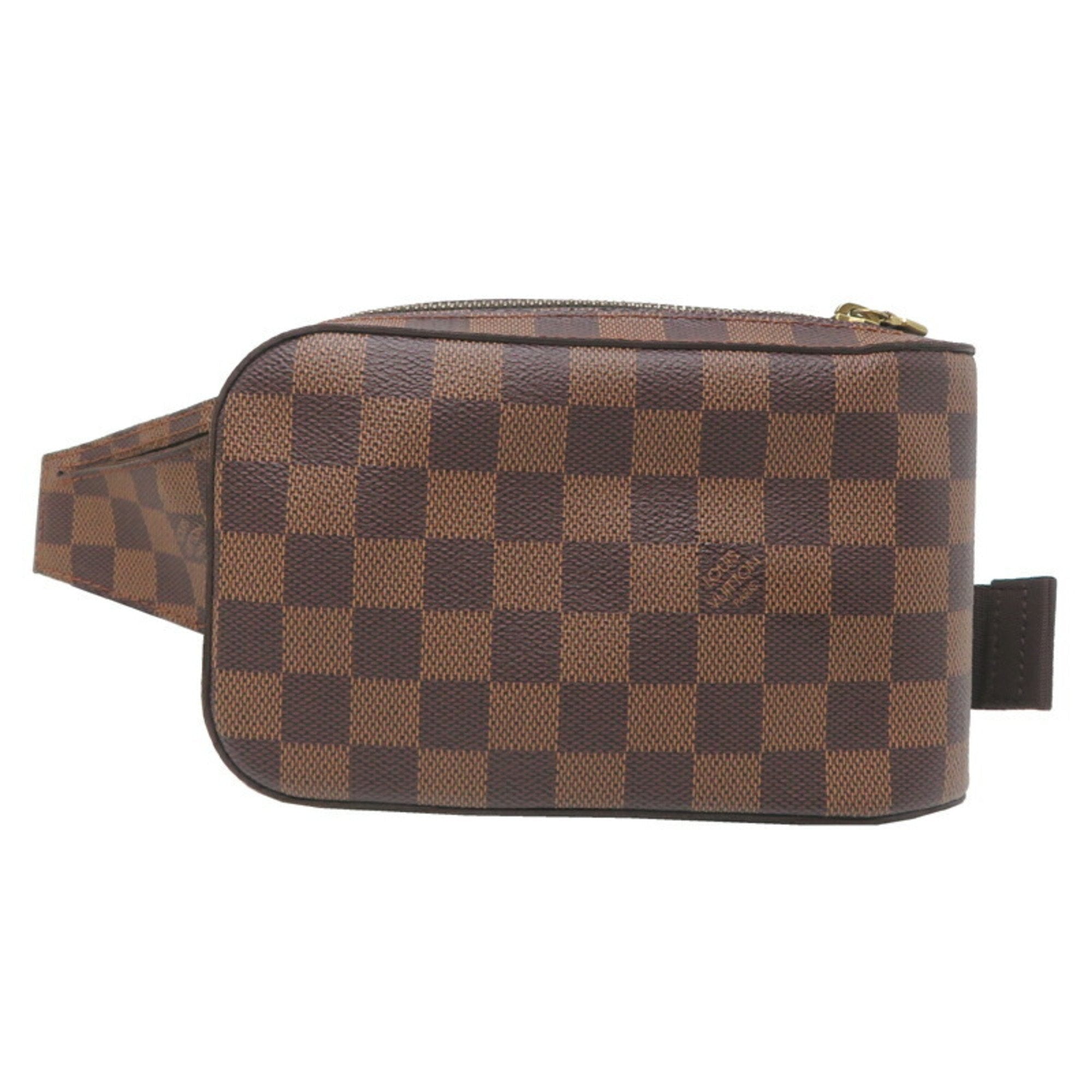Louis Vuitton Damier Brown Damier Canvas Galle Leather Sling Bag