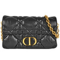 Christian Dior Black Leather Shoulder Bag (Pre-Owned)