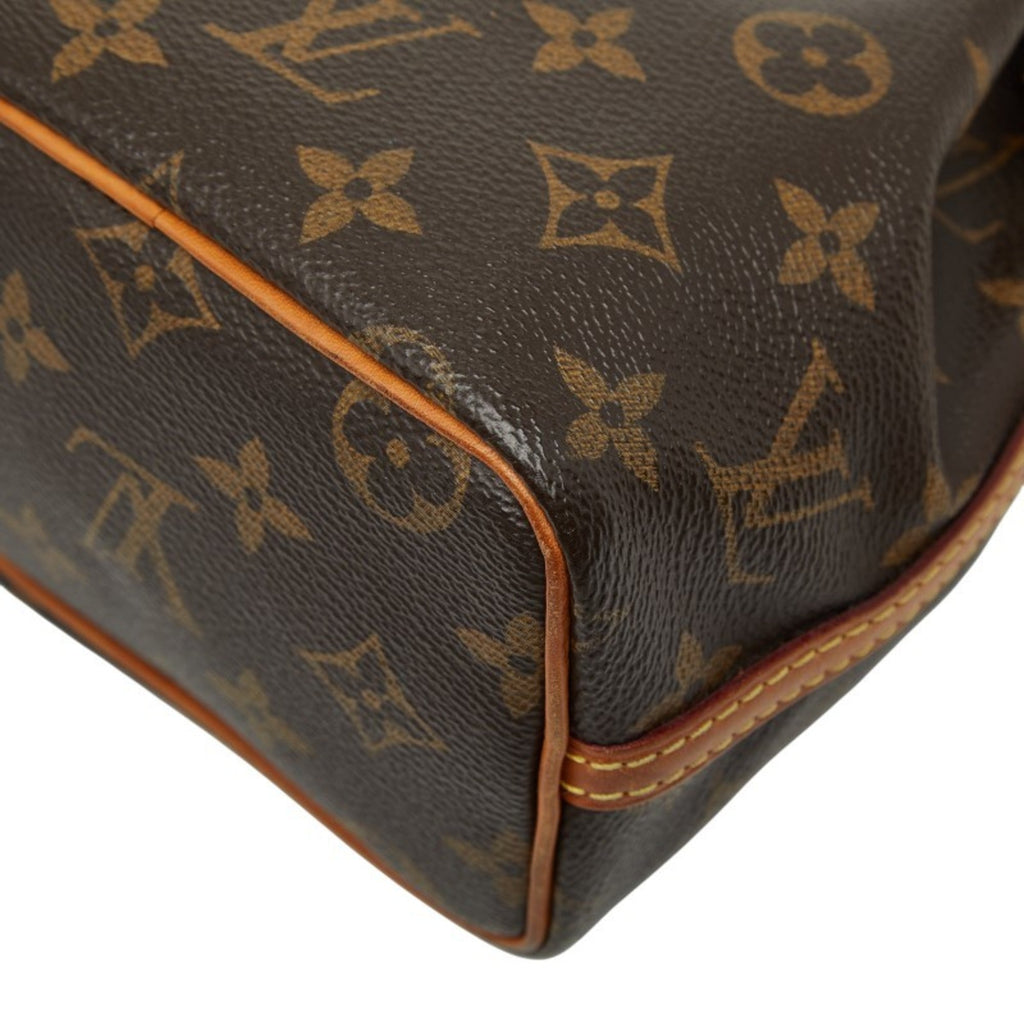 Louis Vuitton Brown Pvc Leather Shoulder Bag