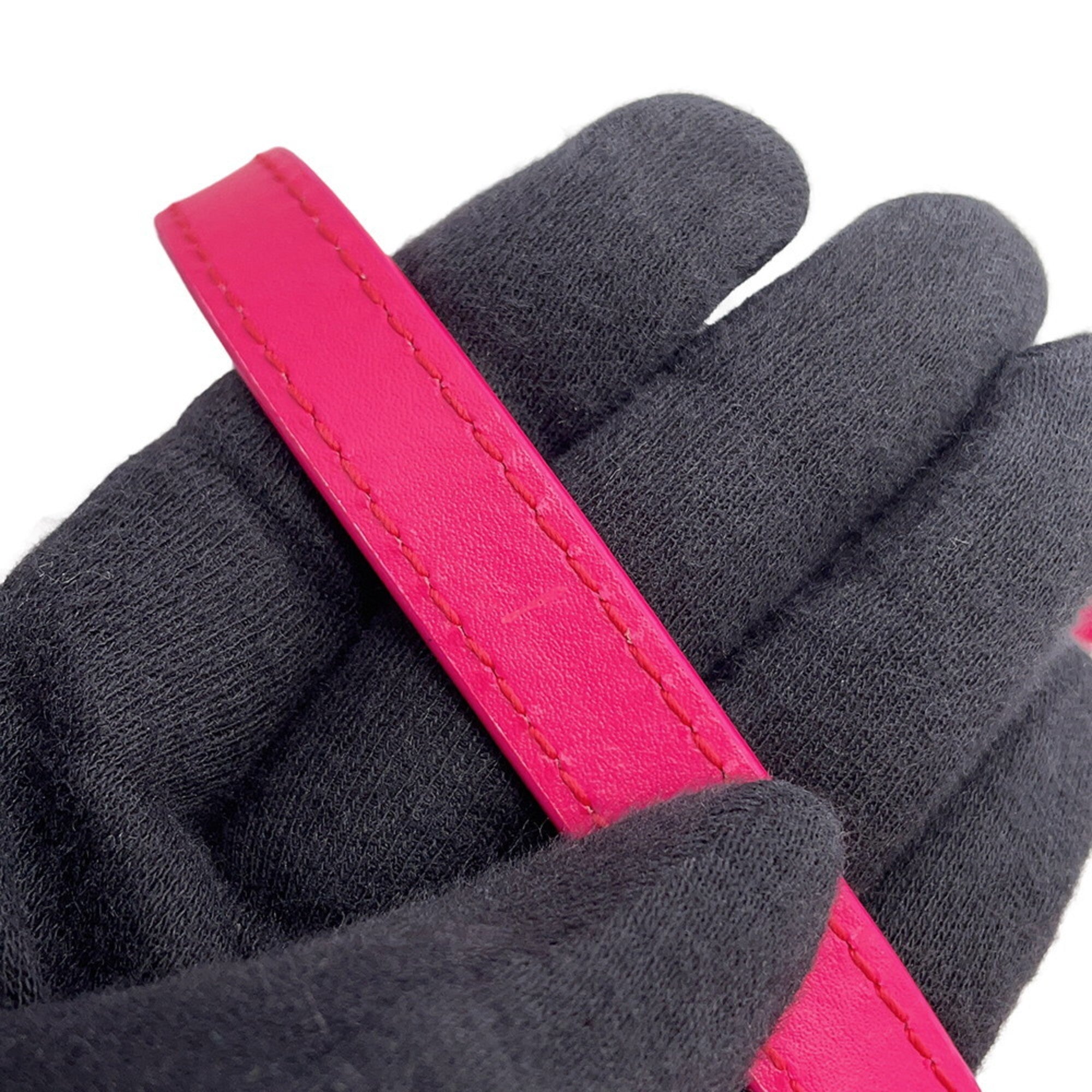 Balenciaga Pink Leather Handbag Pouch Shoulder