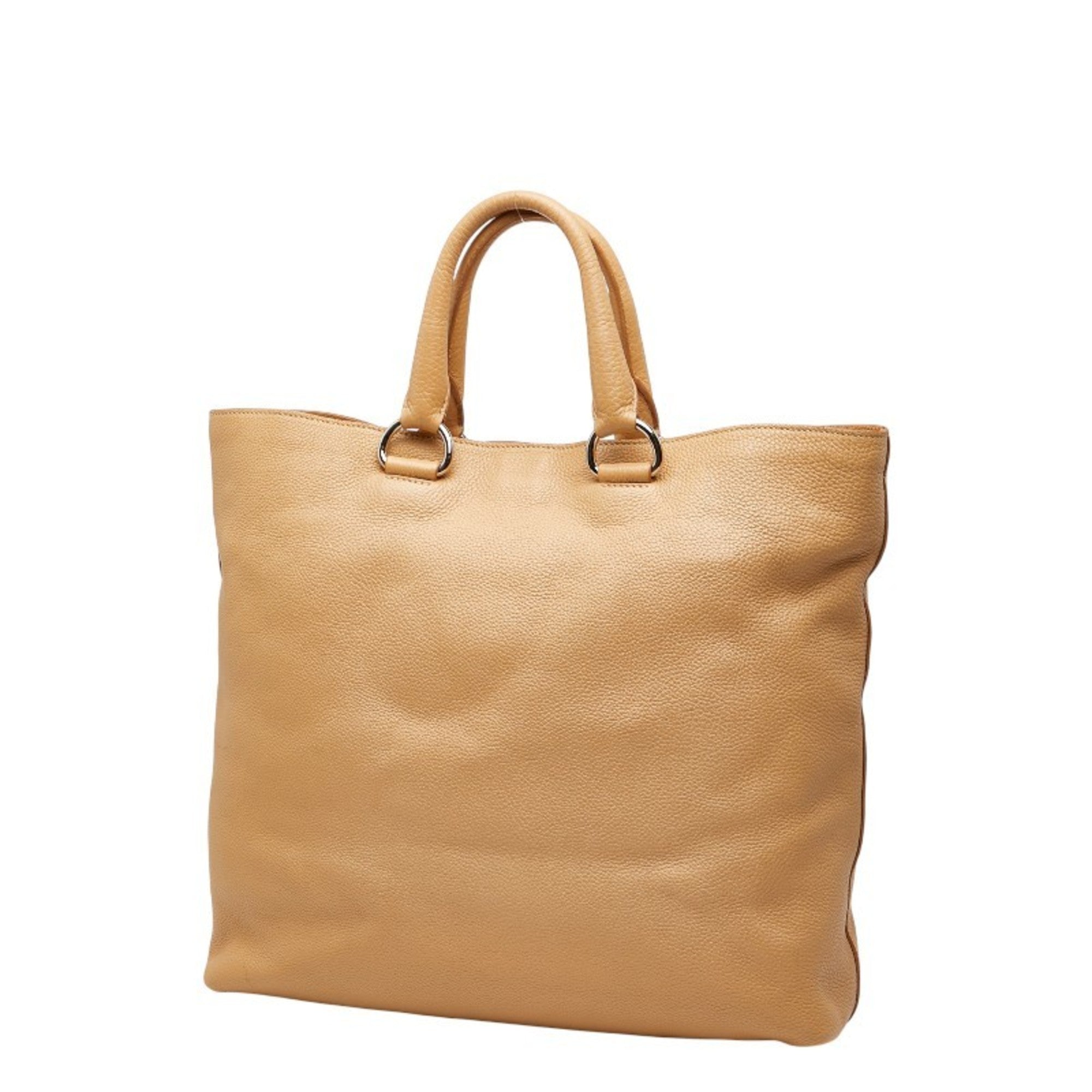 Prada Beige Leather Handbag