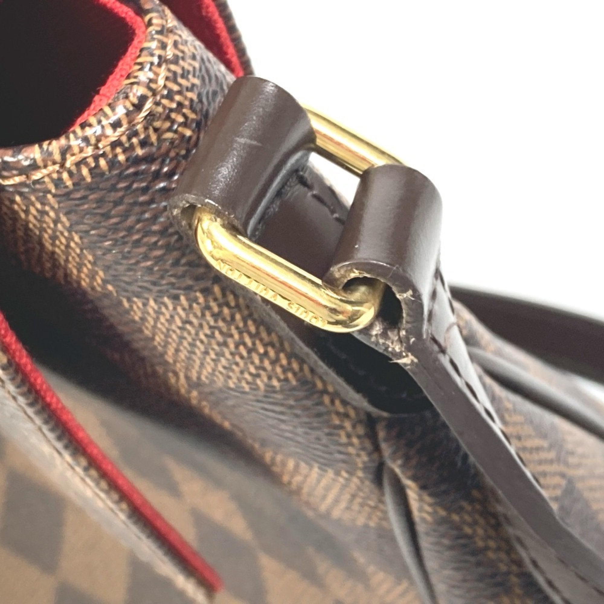 Louis Vuitton Damier Brown Damier Canvas Shoulder Bag