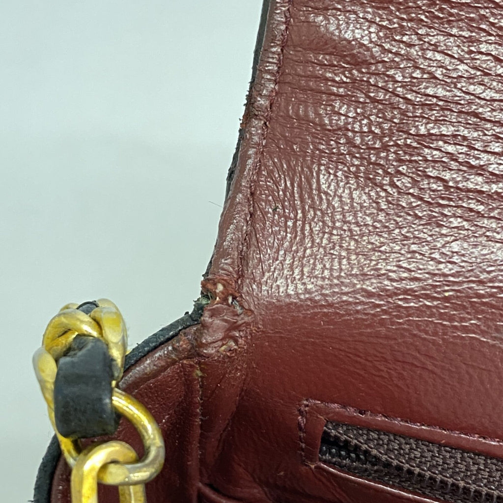 Chanel Black Leather Shoulder Bag