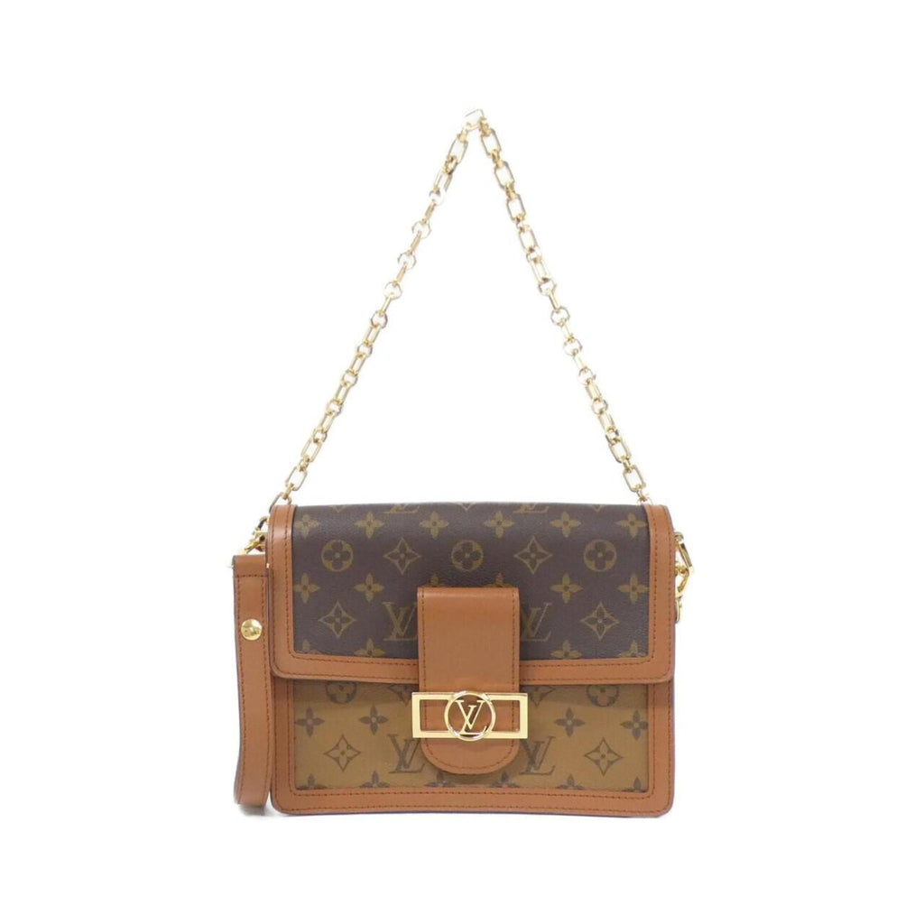 Louis Vuitton Brown Coated Canvas Shoulder Bag