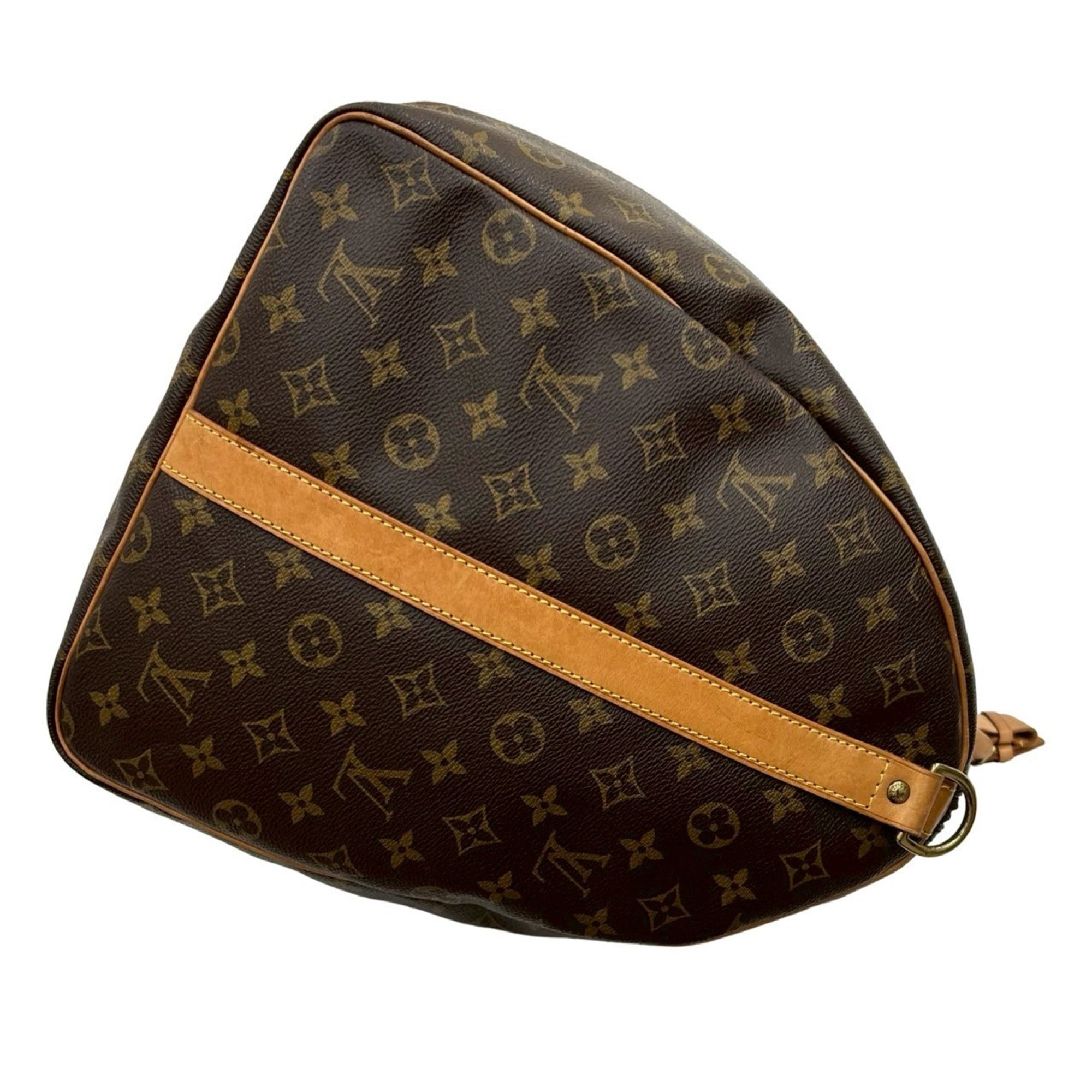 Louis Vuitton Brown Leather Pvc Boston Bag Shoulder Bag