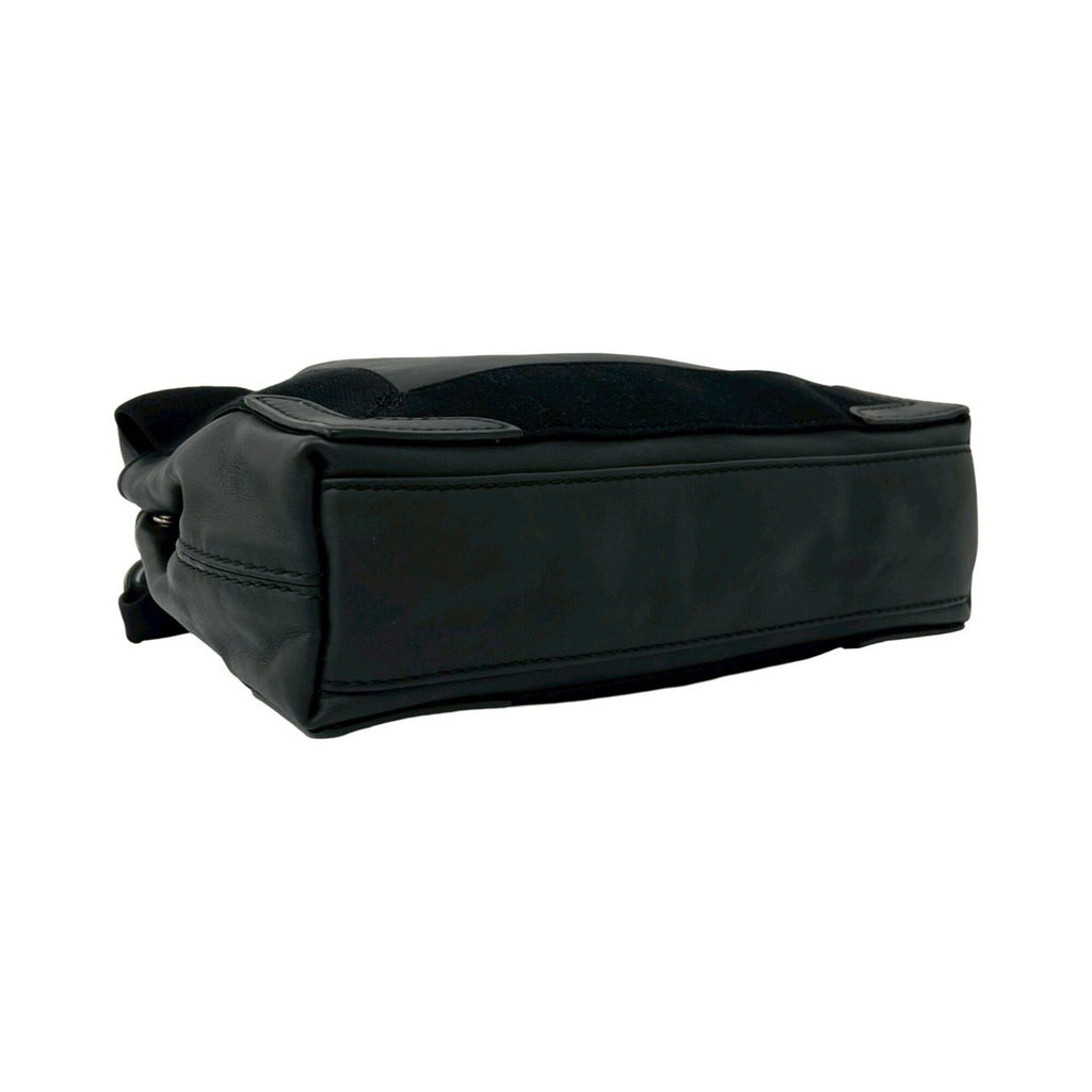 Balenciaga Black Leather Handbag Pouch Shoulder