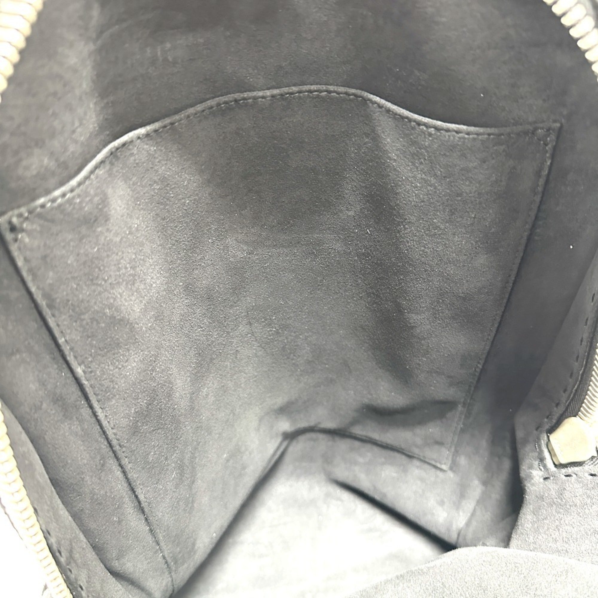 Fendi Black Leather Backpack