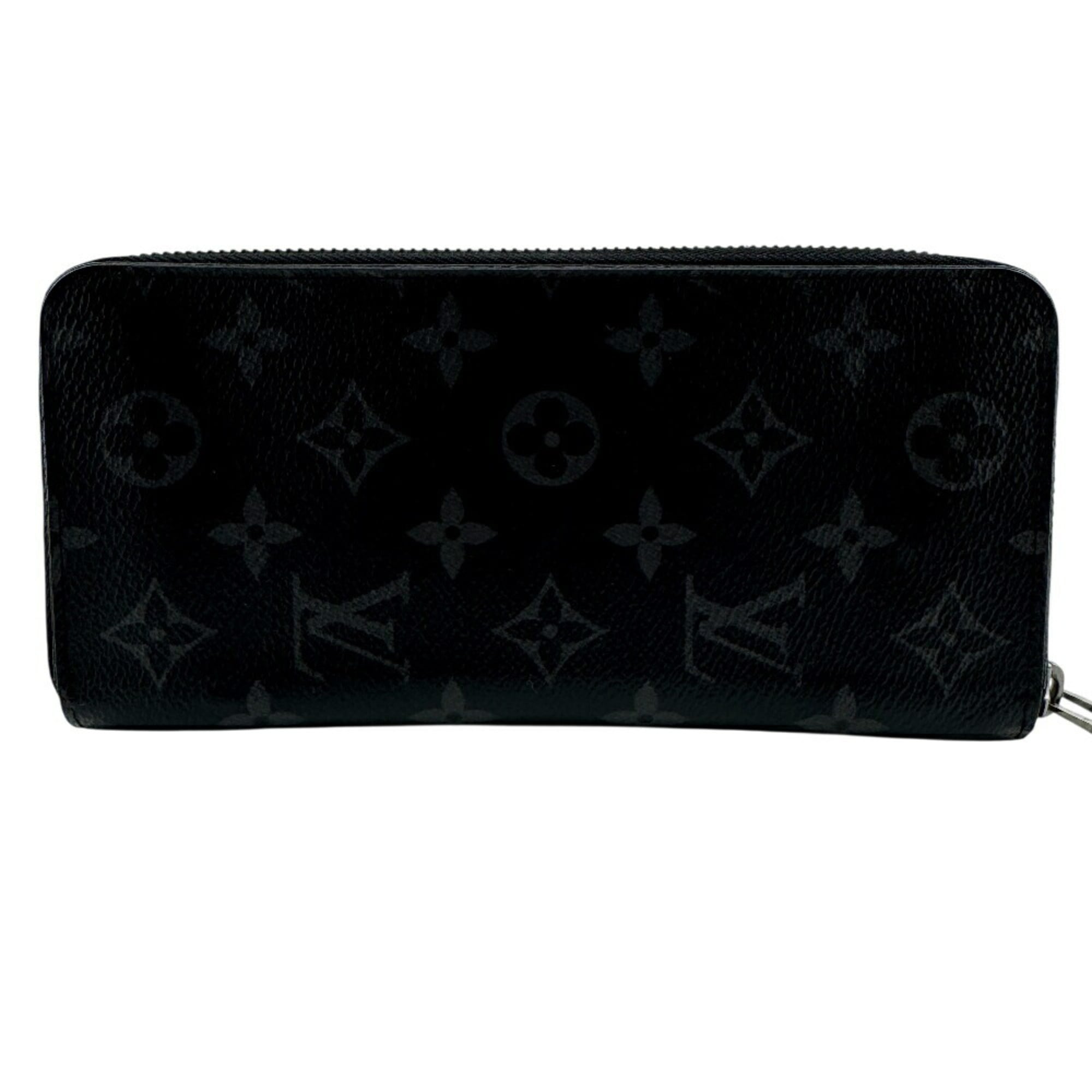 Louis Vuitton Black Gray Monogram Eclipse Monogram Eclipse Wallet