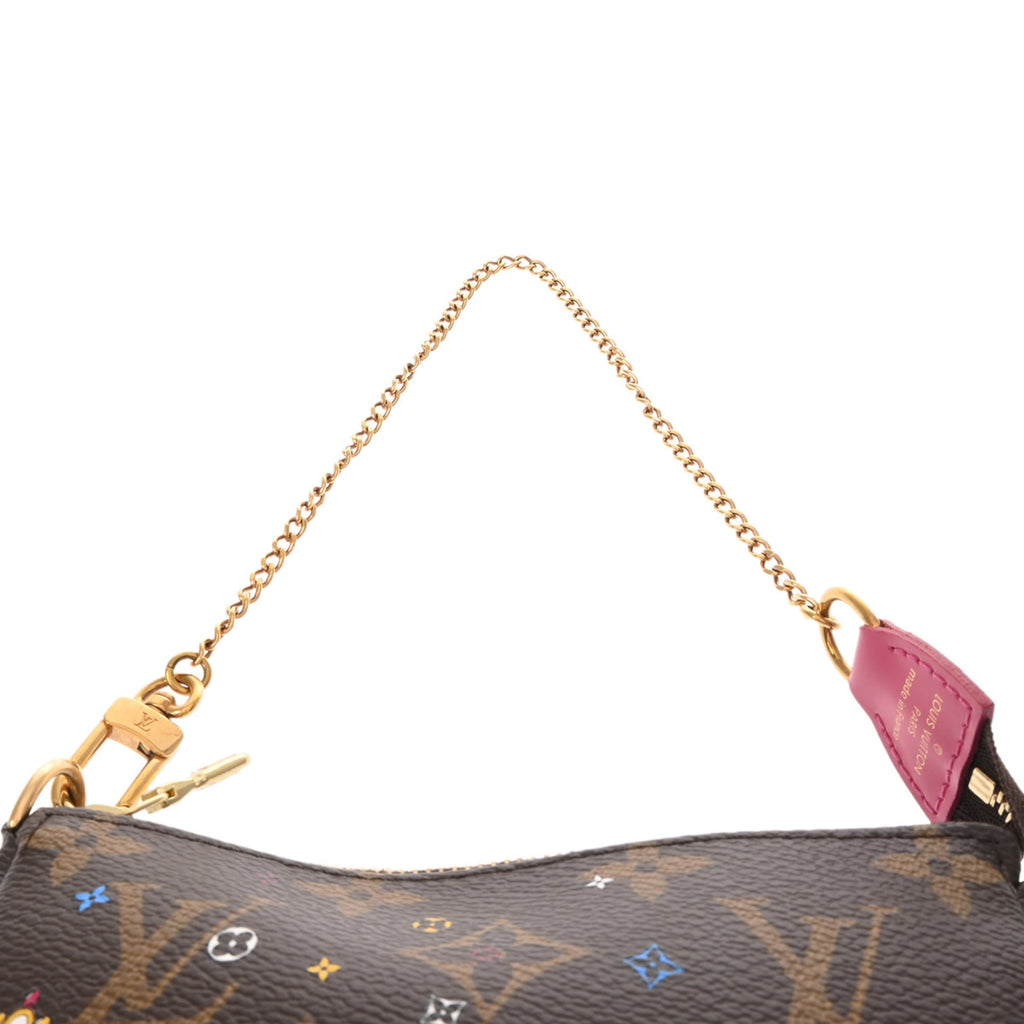 Louis Vuitton Brown Canvas Monogram Pochette Pouch