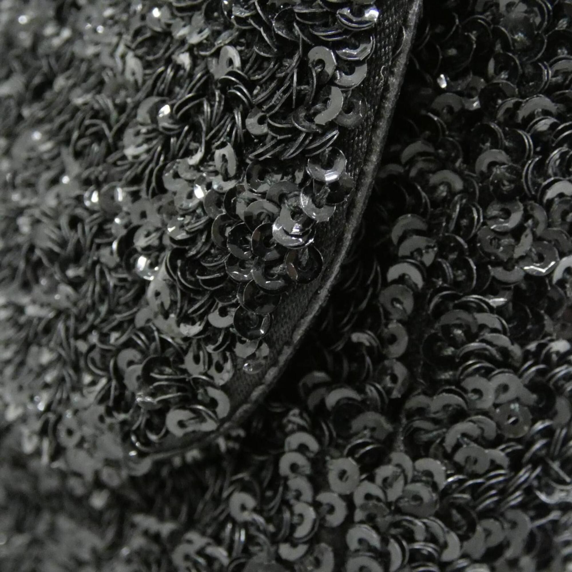 Chanel Black Spangles Shoulder Bag