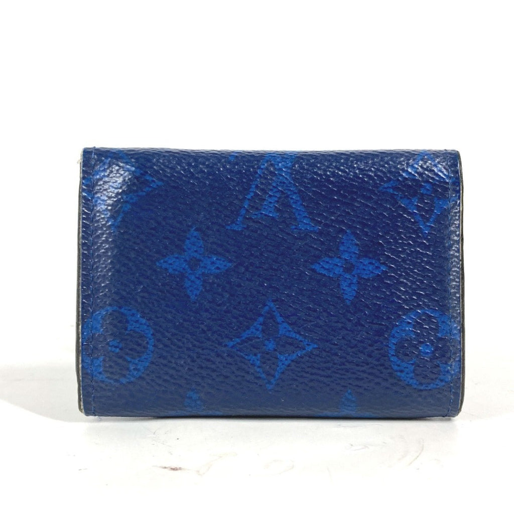 Louis Vuitton Blue Taigarama Monogram Wallet (Tri-Fold)