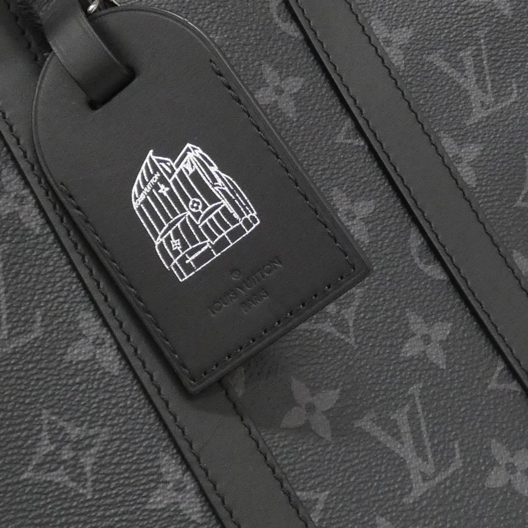 Louis Vuitton Black Coated Canvas Handbag