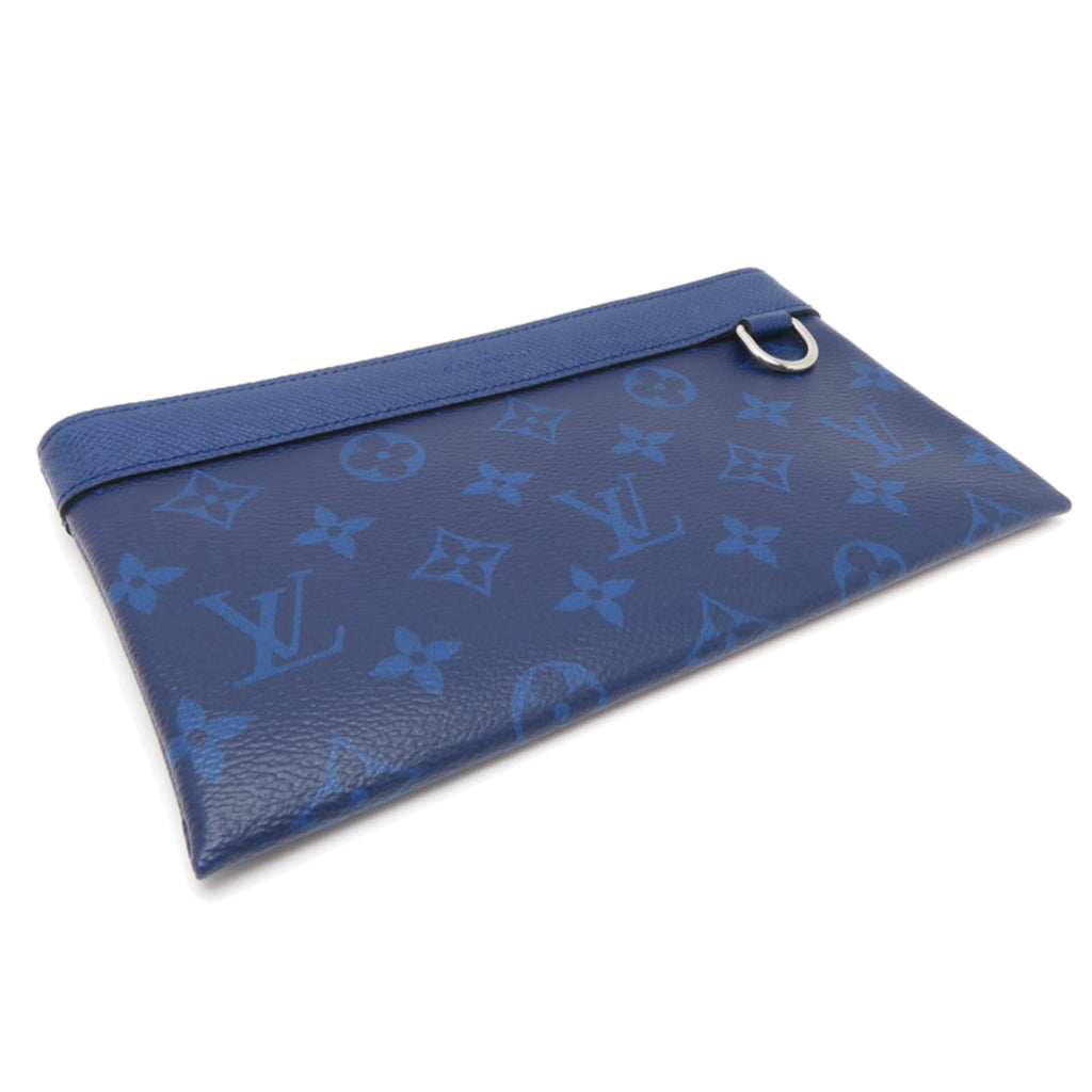 Louis Vuitton Blue Taigarama Pochette Pouch