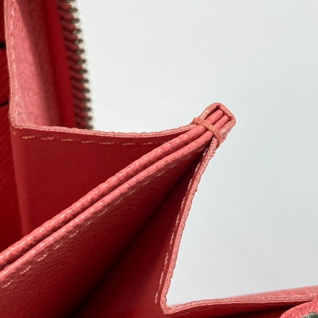Louis Vuitton Epi Corail Pink Epi Leather Long Wallet