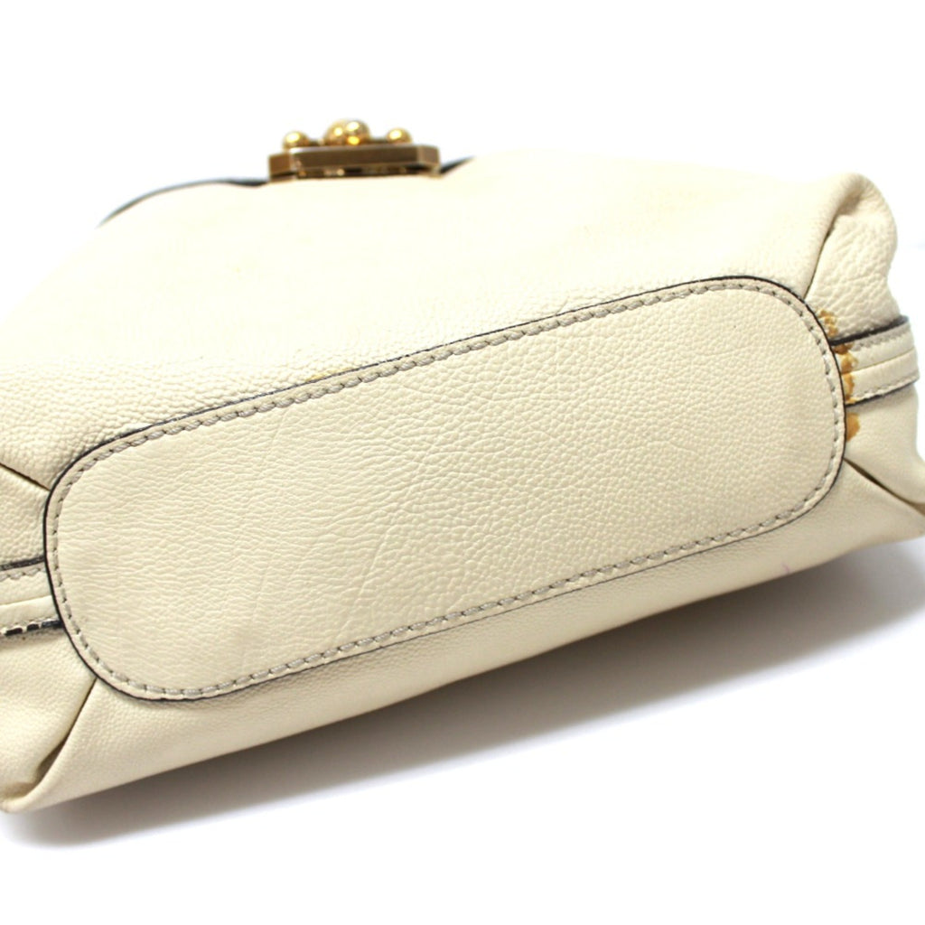 Chloé Beige Leather Shoulder Bag (Pre-Owned)