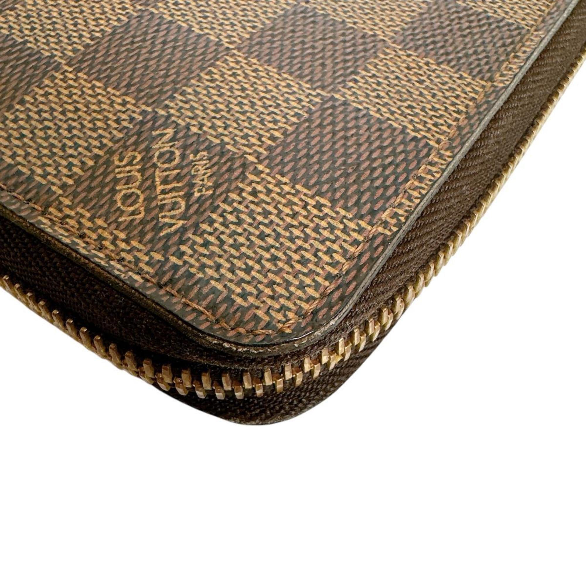 Louis Vuitton Brown Damier Canvas Damier Canvas Long Wallet
