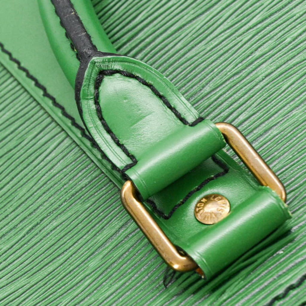 Louis Vuitton Borneo Green Epi Leather Boston Bag