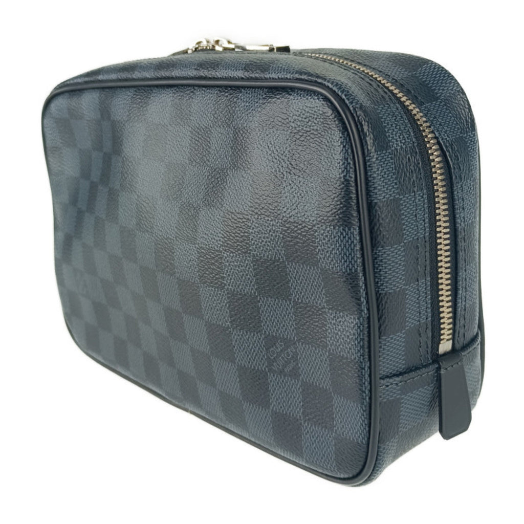 Louis Vuitton Damier Cobalt Navy Canvas Clutch Bag Pouch