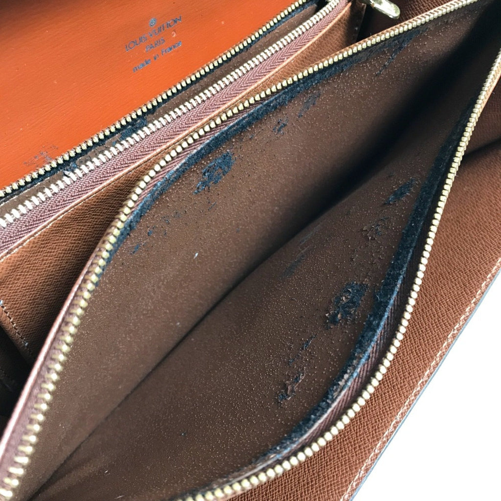 Louis Vuitton Brown Leather Handbag