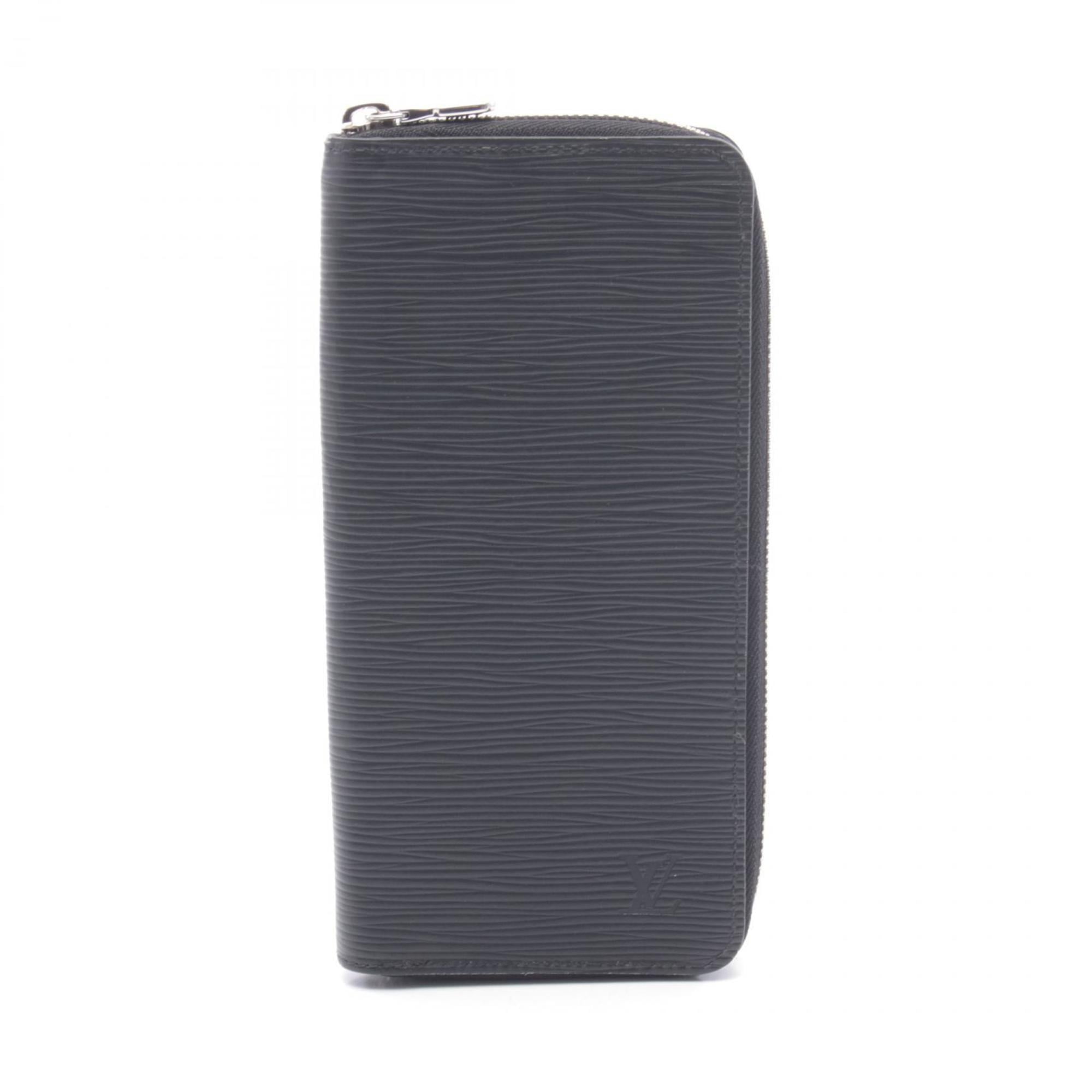 Louis Vuitton Black Noir Epi Leather Long Wallet