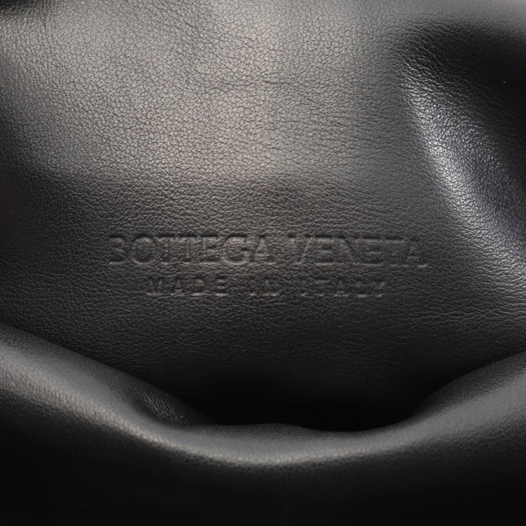 Bottega Veneta Black Leather Clutch Bag